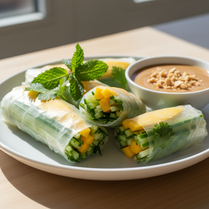 mango cucumber spring roll